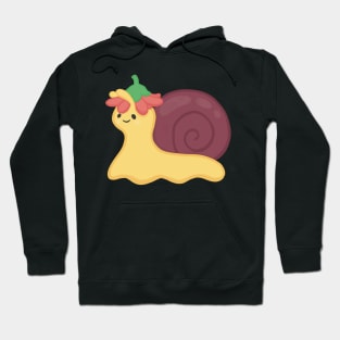 Snail with a flower hat Hoodie